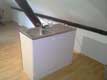 alespoň menší kuchyňka se vešla i do podkrovního apartmá